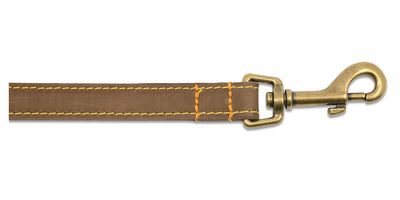 Ancol Timberwolf Leather Lead Sable 19mm X1m